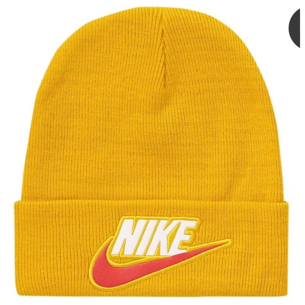 NEW Mens Nike Supreme Yellow Beanie